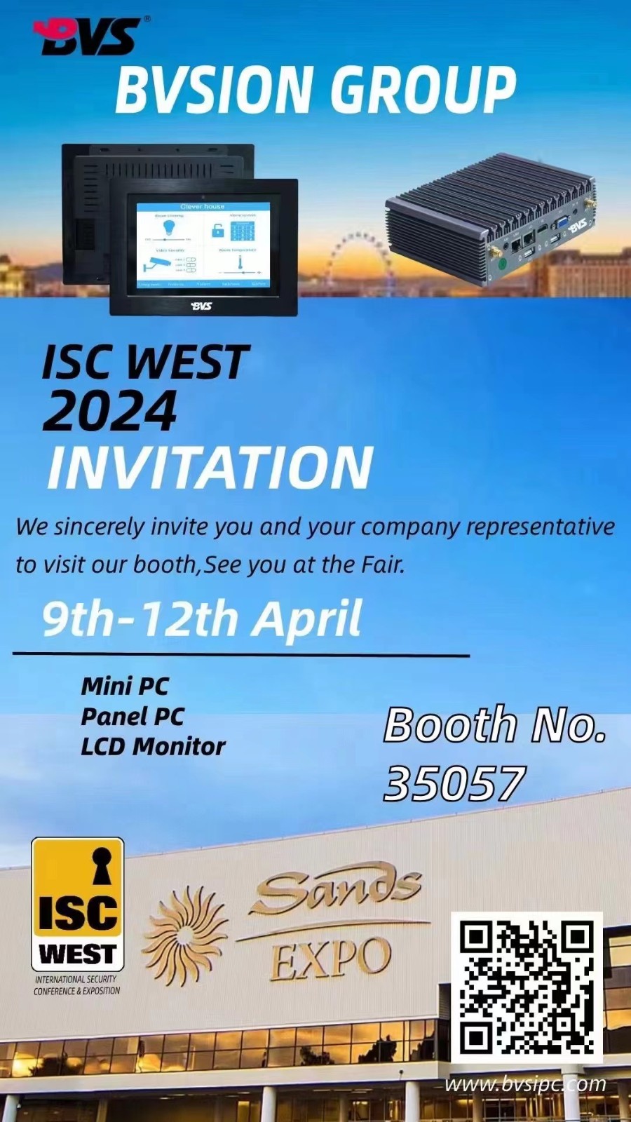 永興盛誠(chéng)邀您參加ISC WEST 2024展覽會(huì)